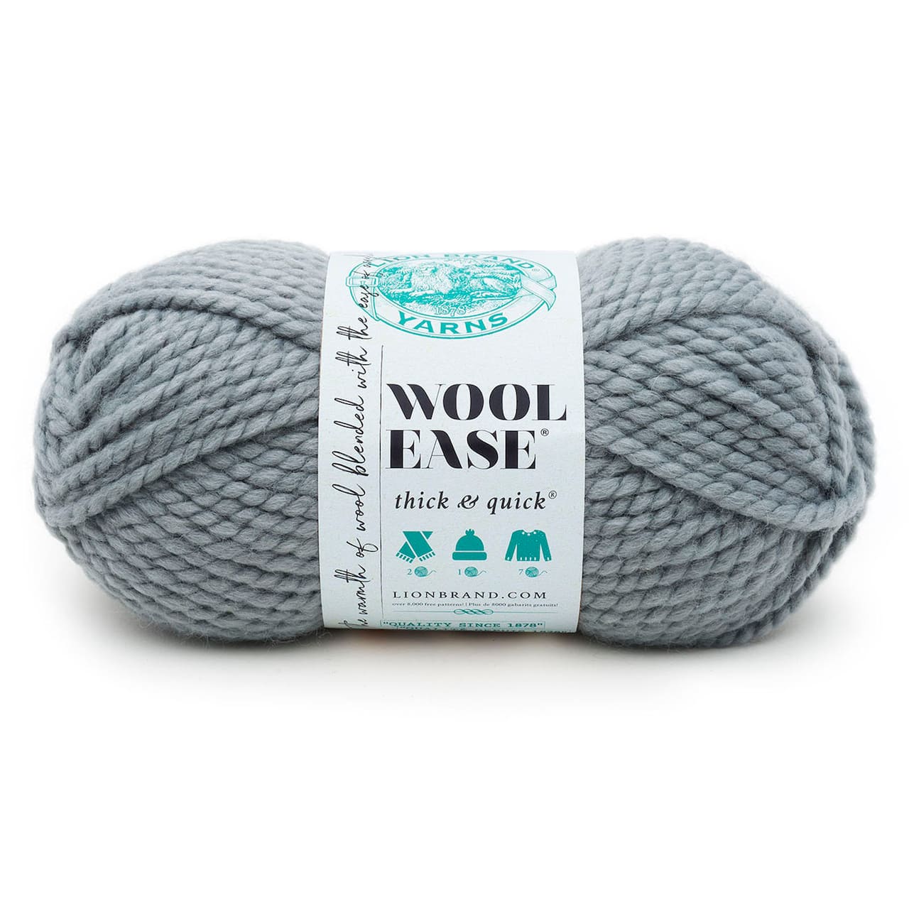 15 Pack: Lion Brand® Wool-Ease® Thick & Quick® Yarn, Solids